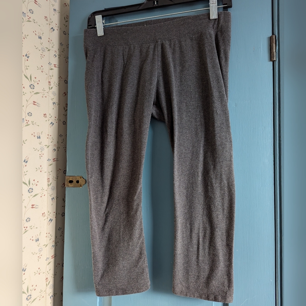 🩶 Pact M Leggings Pants Workout Athletic Super Soft Organic Cotton Cropped